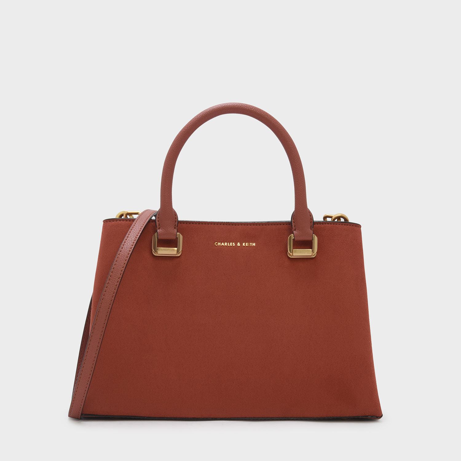 CHARLES & KEITH Structured Top Handle Bag | Australian Women Online