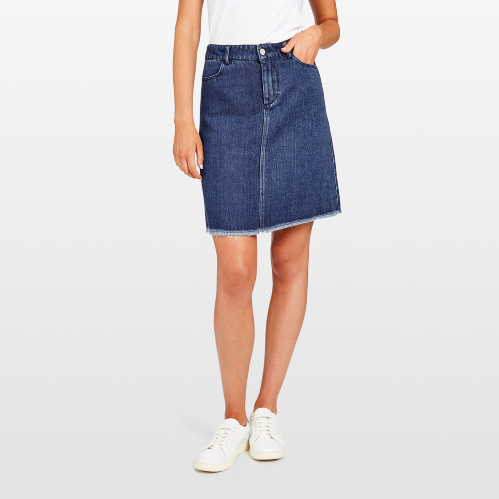 soft denim skirt