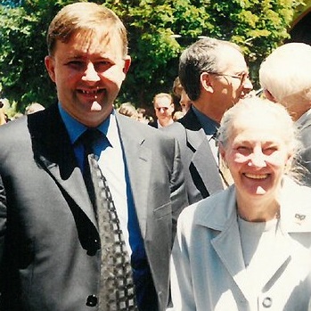 Anthony Albanese and his mum Maryanne