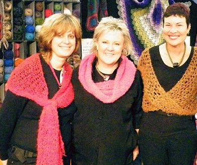 Jenny King (second from left) has realised her dream of appearing in Vogue