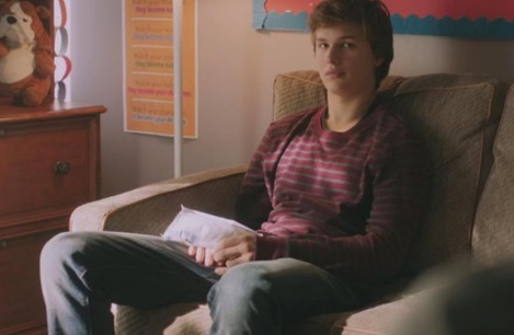Tim Mooney (played by Ansel Elgort) in the movie "Men, Women & Children". Photo supplied
