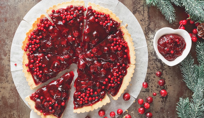Atkins Low Carb Christmas Cranberry Cheesecake