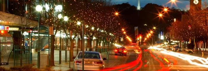 The main street of Albury NSW