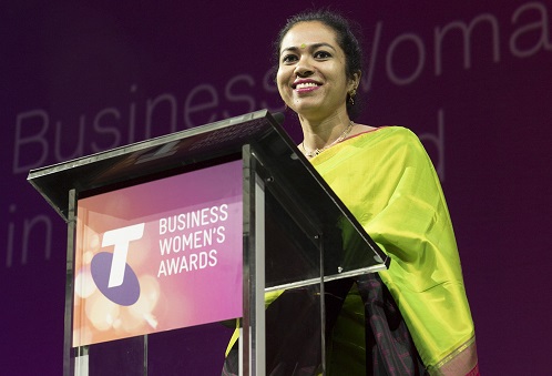 Rituparna Chakraborty from India wins inaugural 2016 Telstra Business Woman in Asia Award