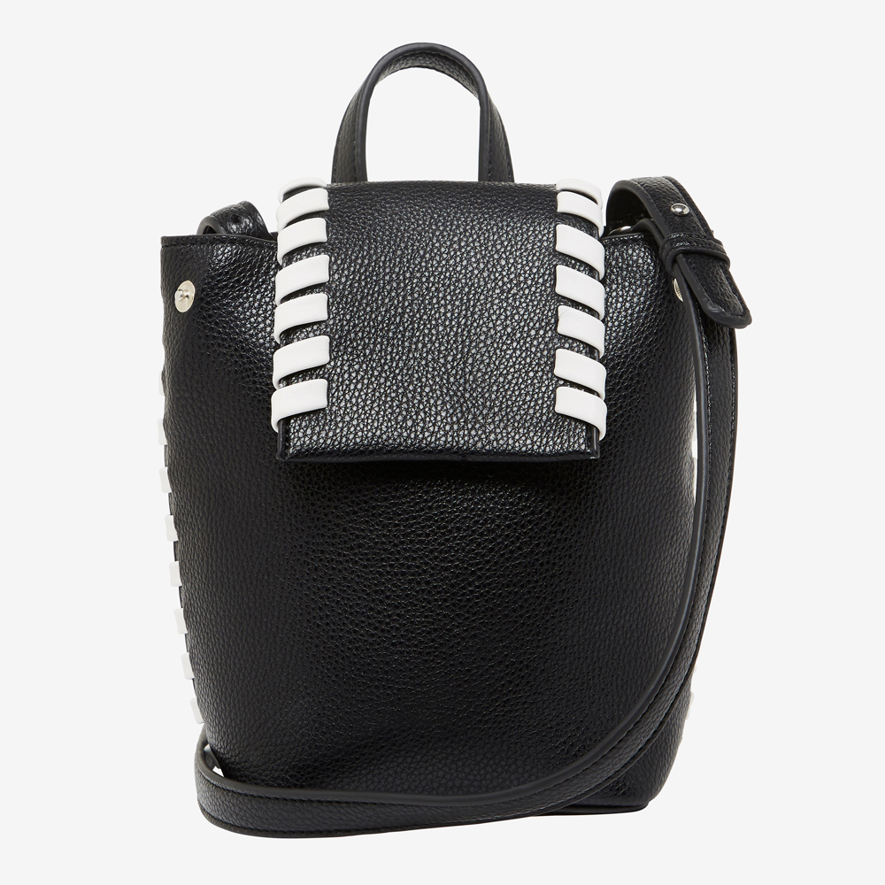 French Connection Whip Stitch Mini Backpack