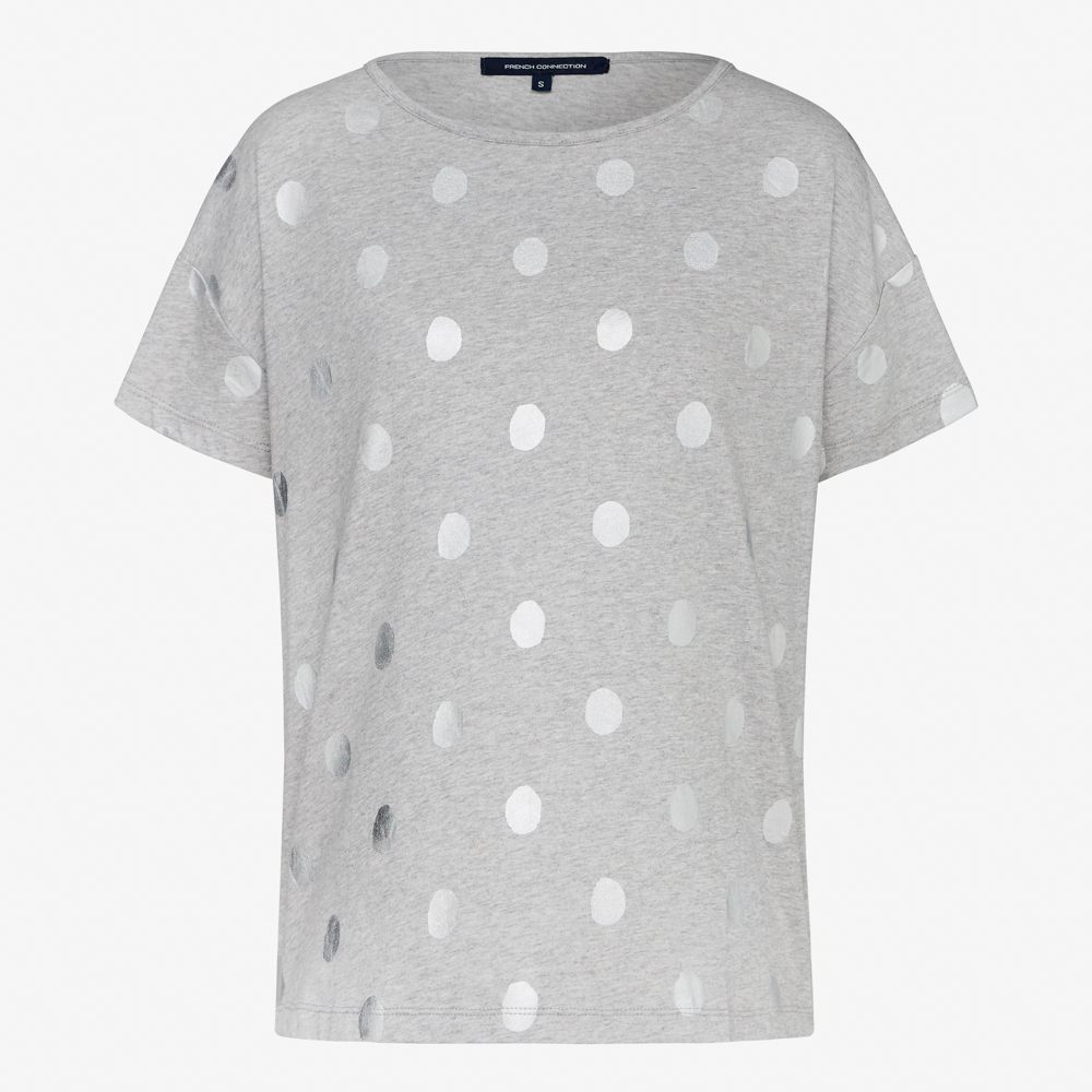 French Connection Foil Spot Tee