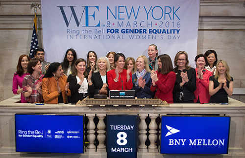 Stock Exchanges around the World to ‘Ring the Bell’ for Gender Equality on International Women's Day