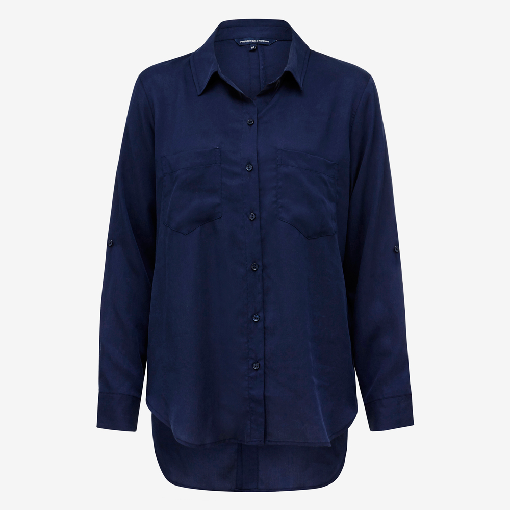 French Connection Tencel Button Through Shirt