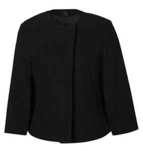 Crop Felt Wool Cape