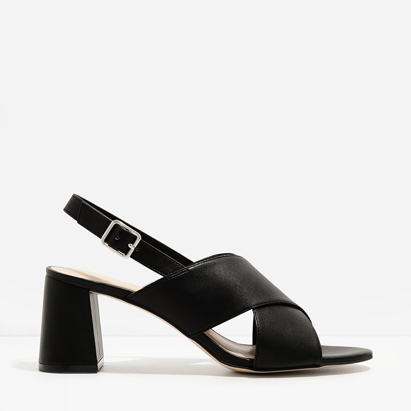 CHARLES & KEITH Chunky Cross-Strap Sandals