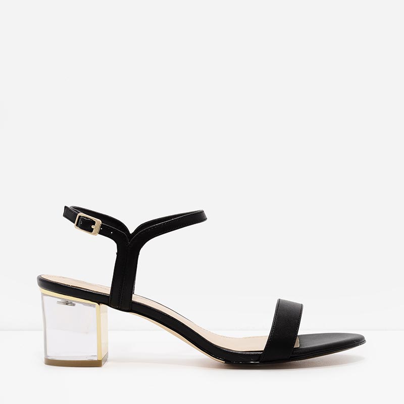 CHARLES & KEITH Lucite Heel Sandals