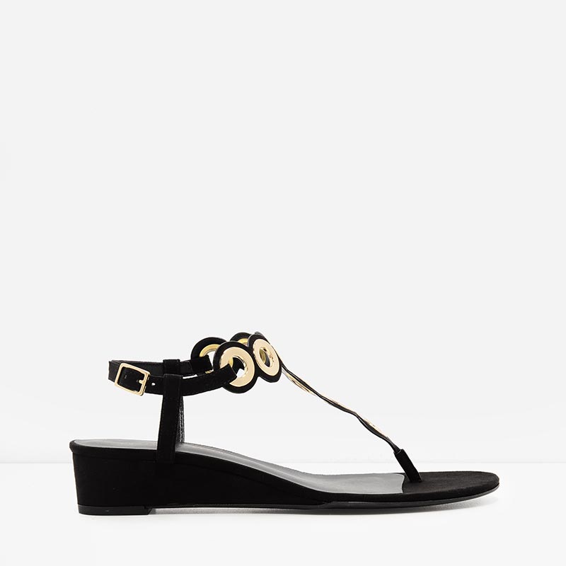 CHARLES & KEITH Grommet Detail Wedges