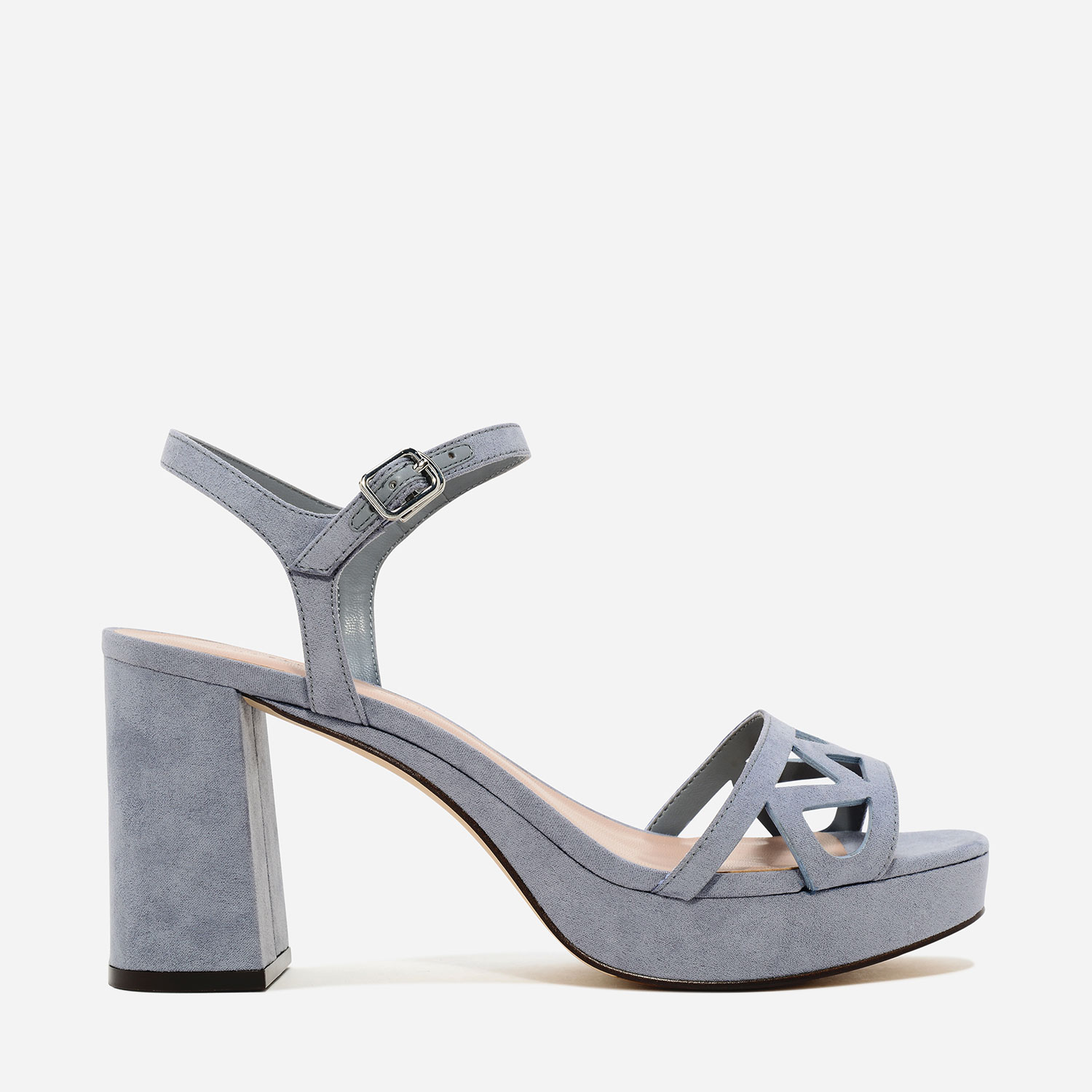 CHARLES & KEITH Laser-Cut Platform Sandals