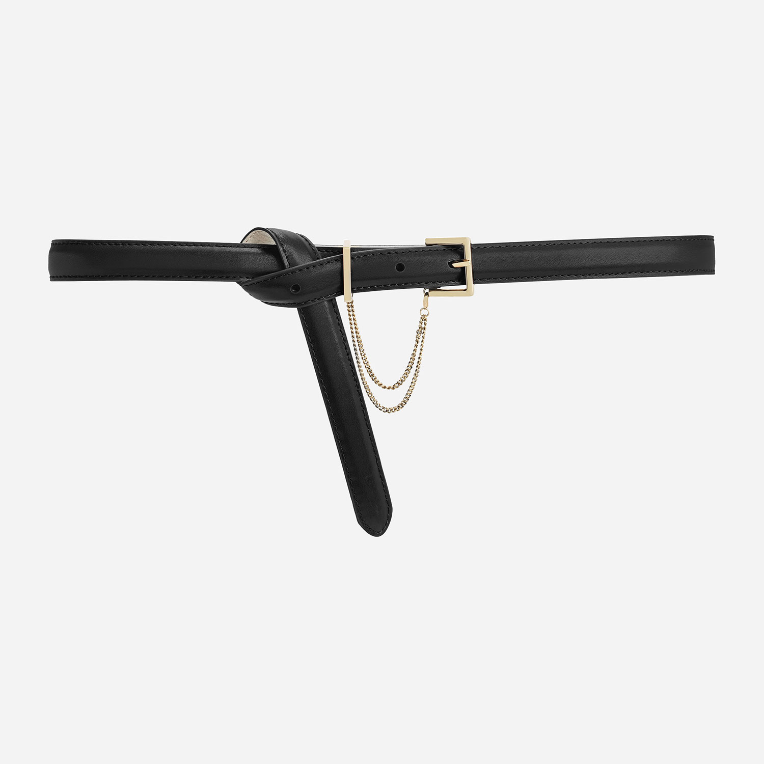 CHARLES & KEITH Chain Detail Mid-Waist Belt