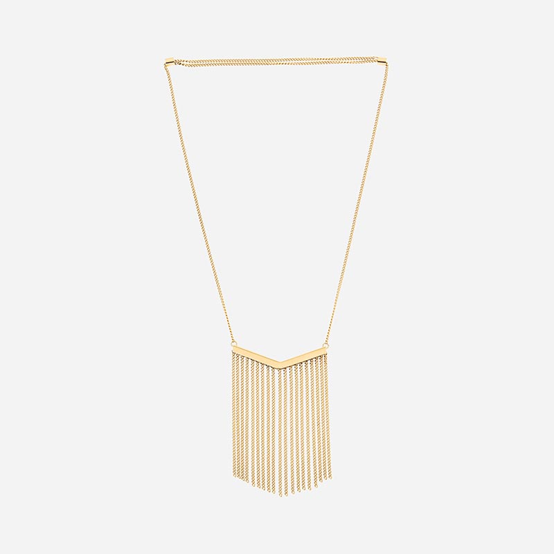 CHARLES & KEITH Chain Tassle Necklace