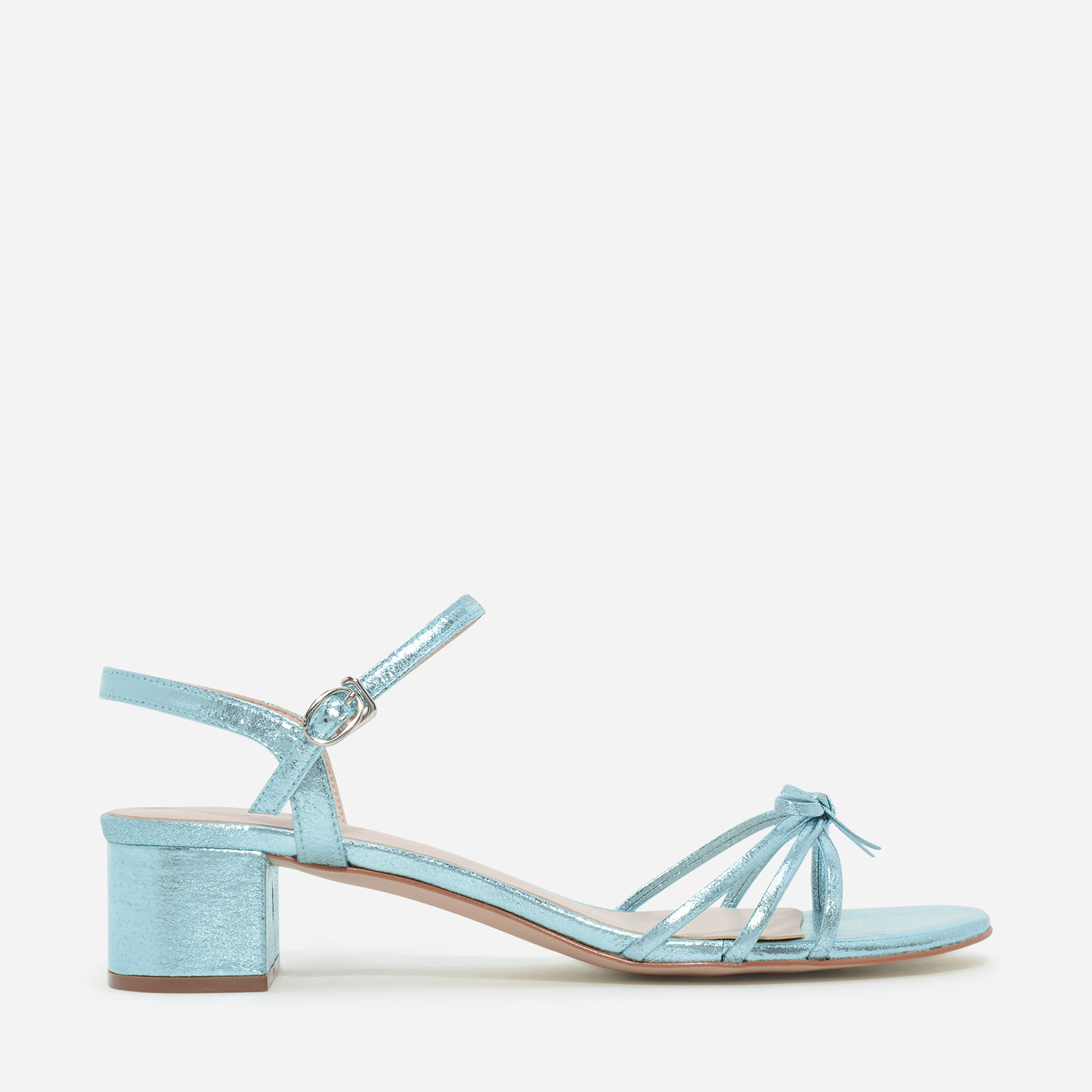 CHARLES & KEITH Metallic Bow Sandals
