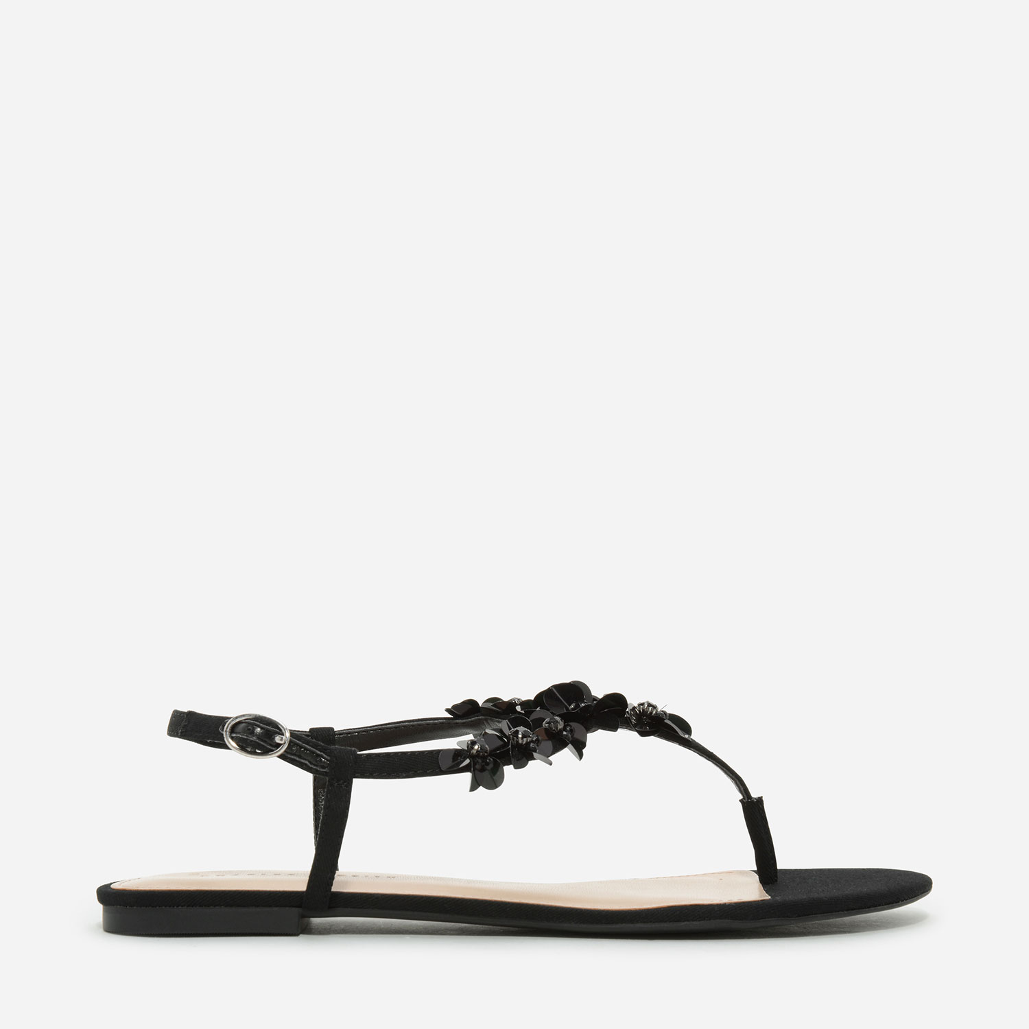 CHARLES & KEITH Floral Embellished Sandals