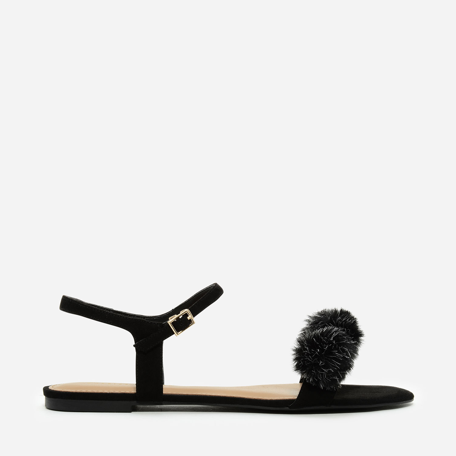 CHARLES & KEITH Furry Sandals