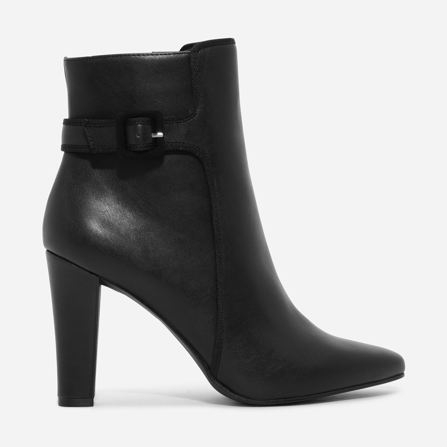 CHARLES & KEITH Pointed Buckle Boots