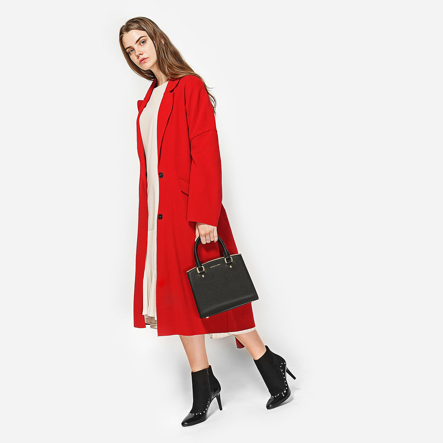 CHARLES & KEITH Fitted Bootie Heels