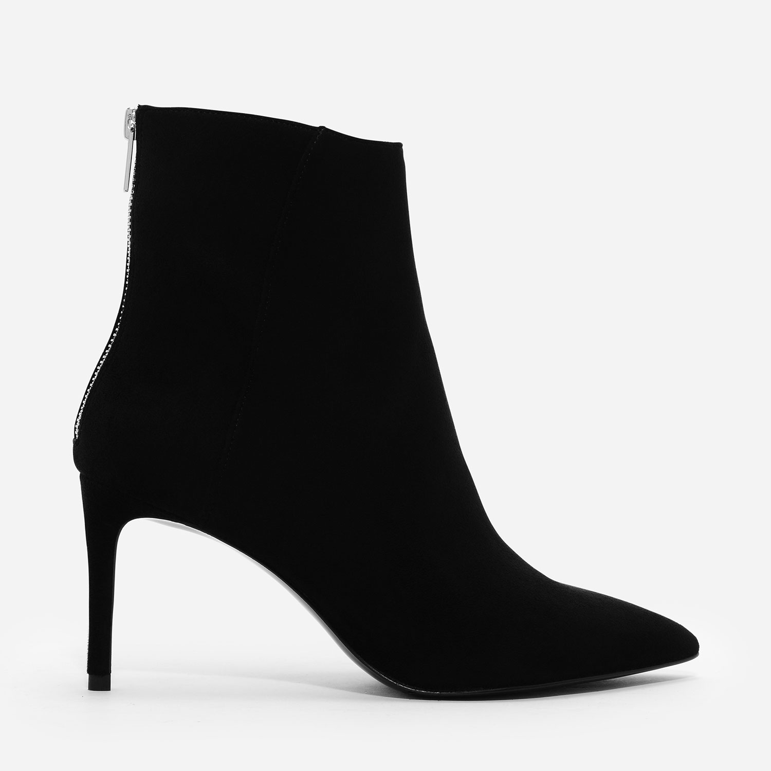 CHARLES & KEITH Faux Suede Pointed Boots