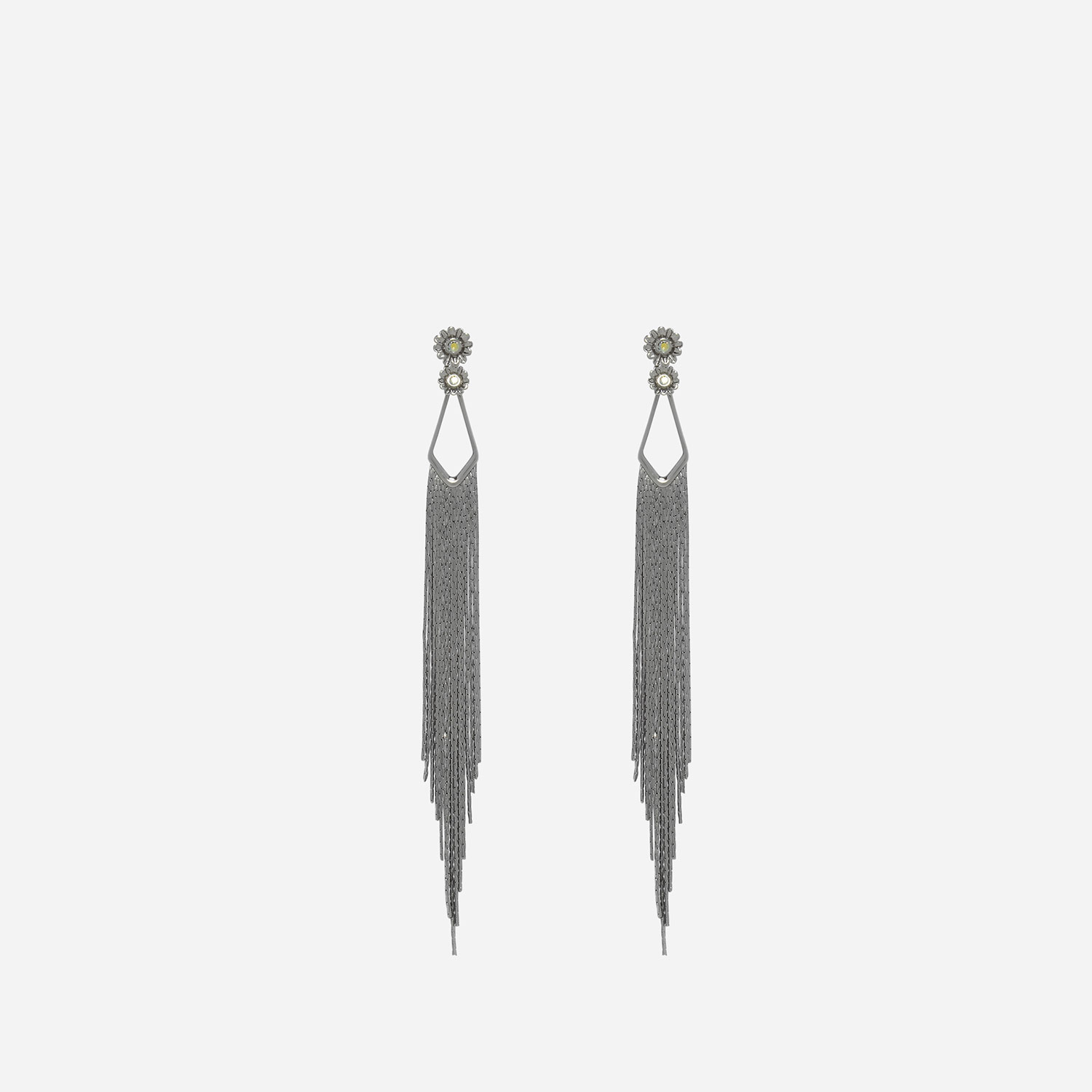 CHARLES & KEITH Floral Tassle Earrings