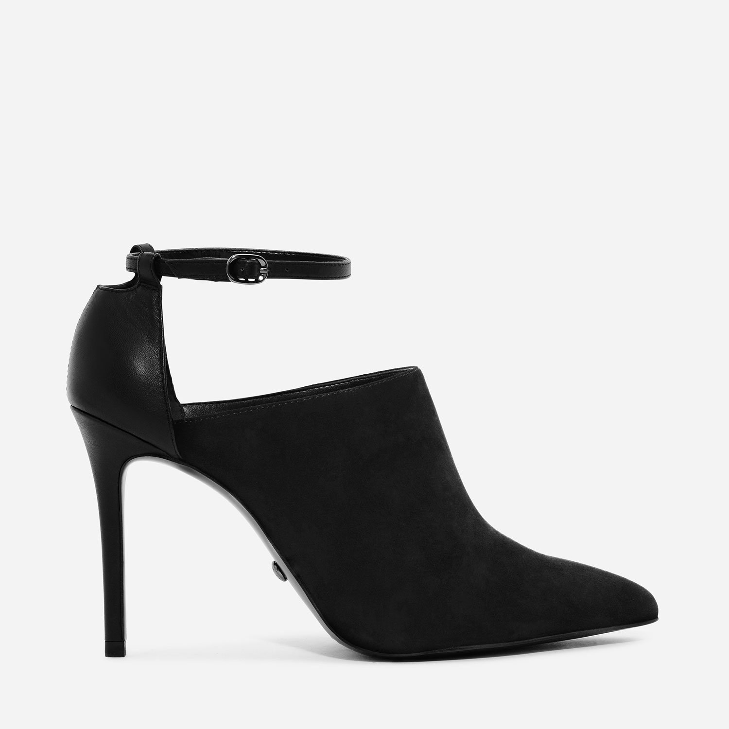 CHARLES & KEITH Ankle Strap Suede Heels