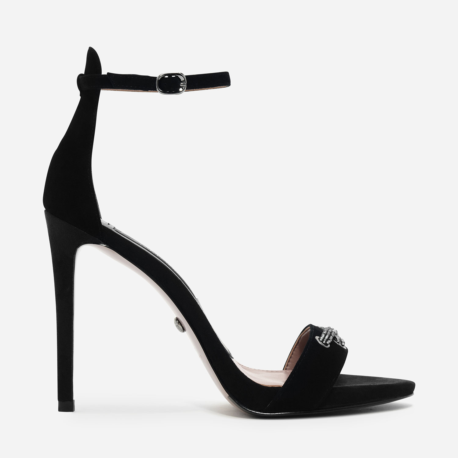 CHARLES & KEITH Corset Detail Suede Stilettos