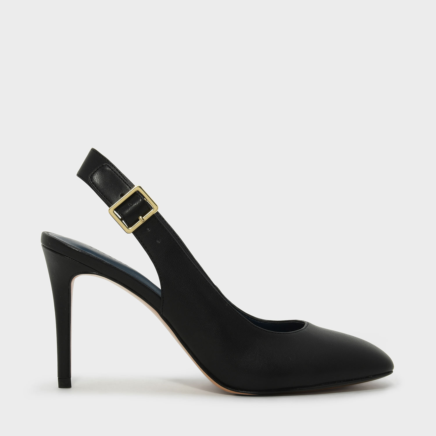 CHARLES & KEITH Square-Toe Slingback Stilettos