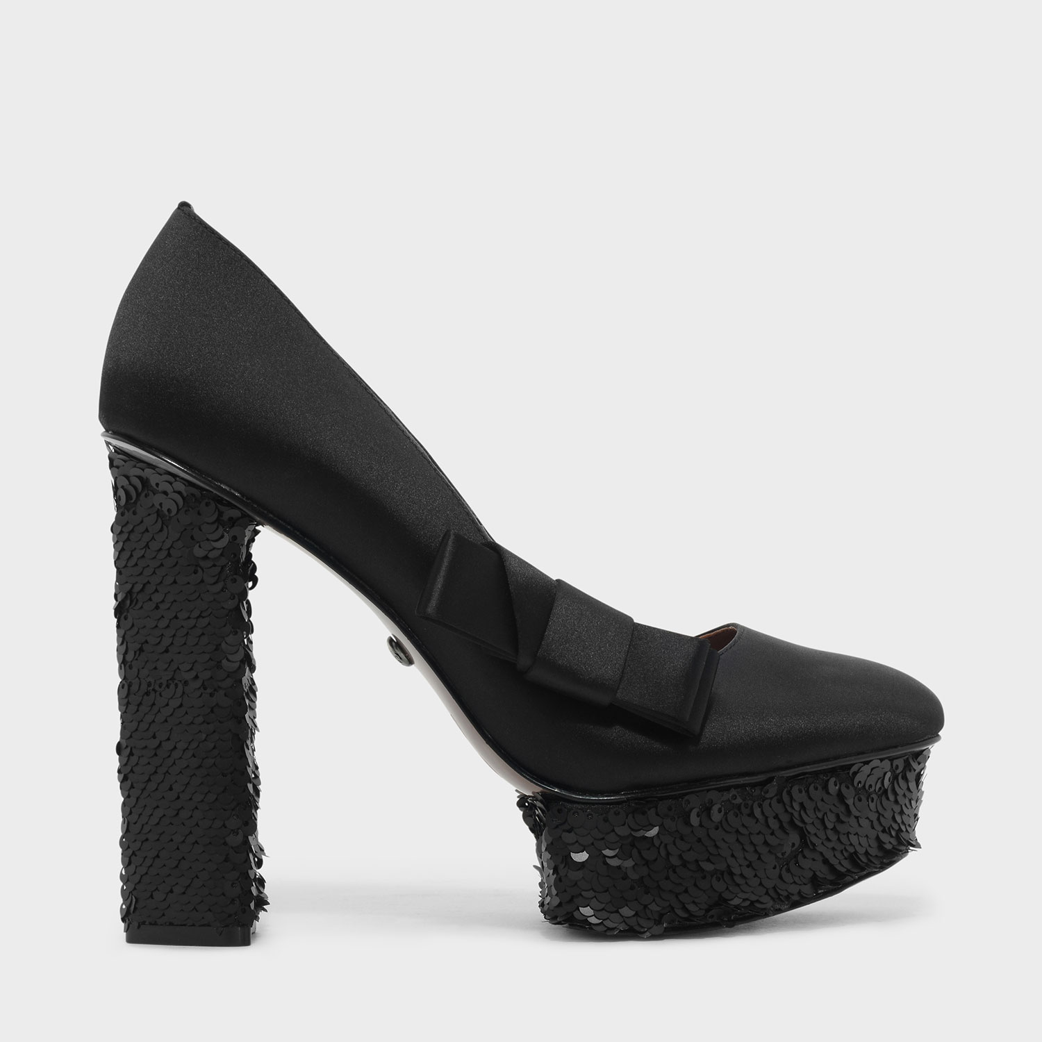 CHARLES & KEITH Bow Detail Platform Pumps