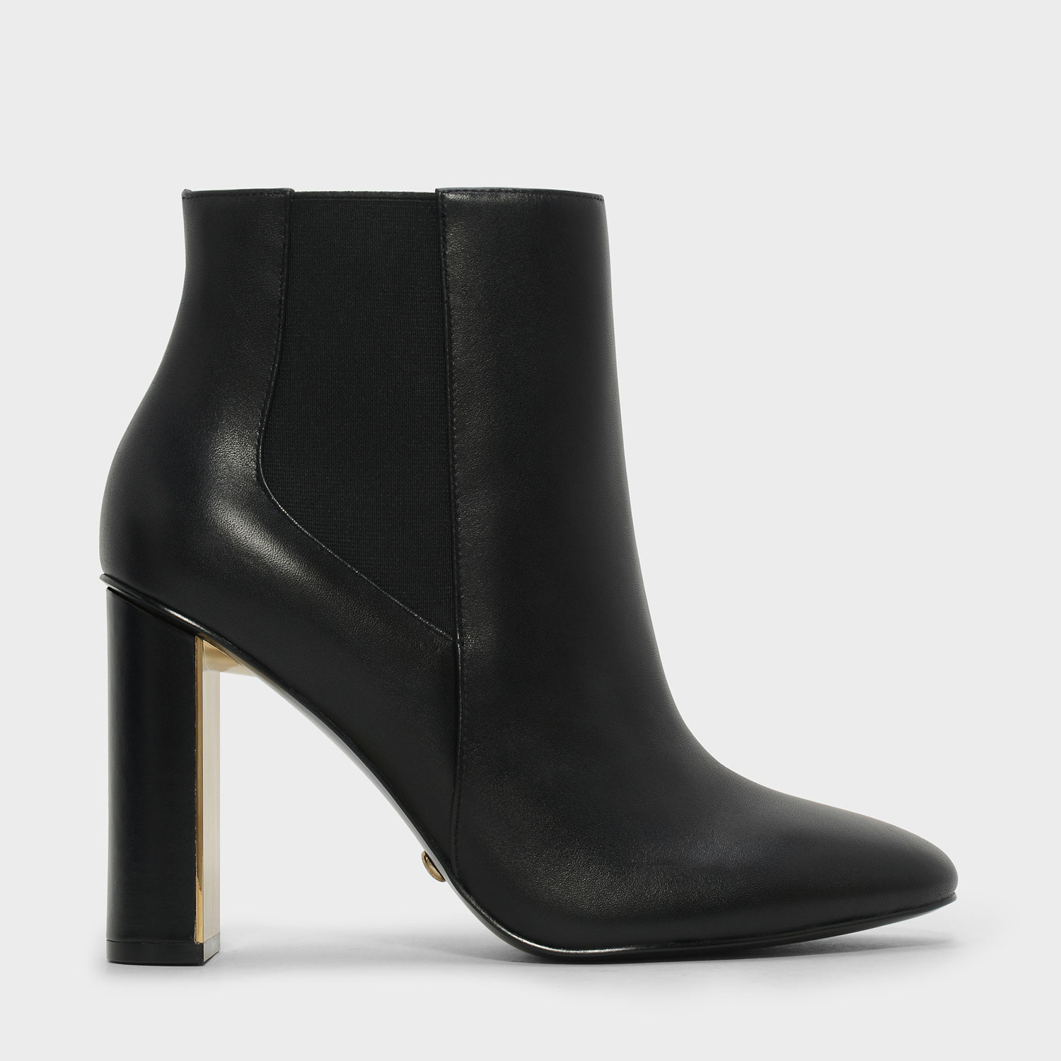 CHARLES & KEITH Leather Ankle Boot Heels