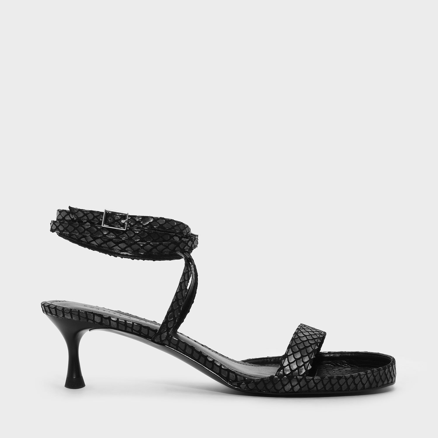 CHARLES & KEITH Criss Cross Ankle Strap Sandals