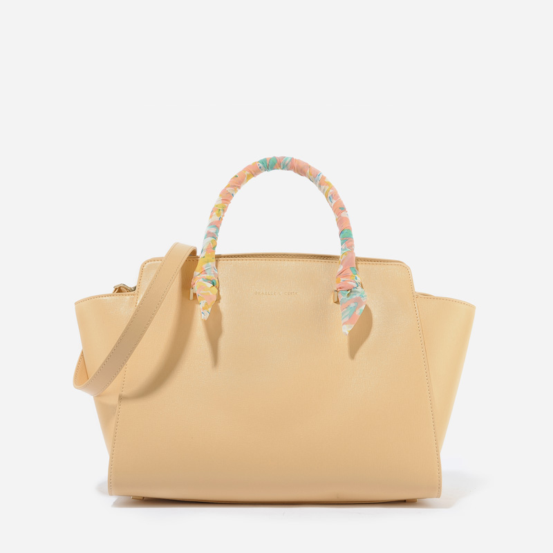 CHARLES & KEITH Large Scarf Detail Handbag