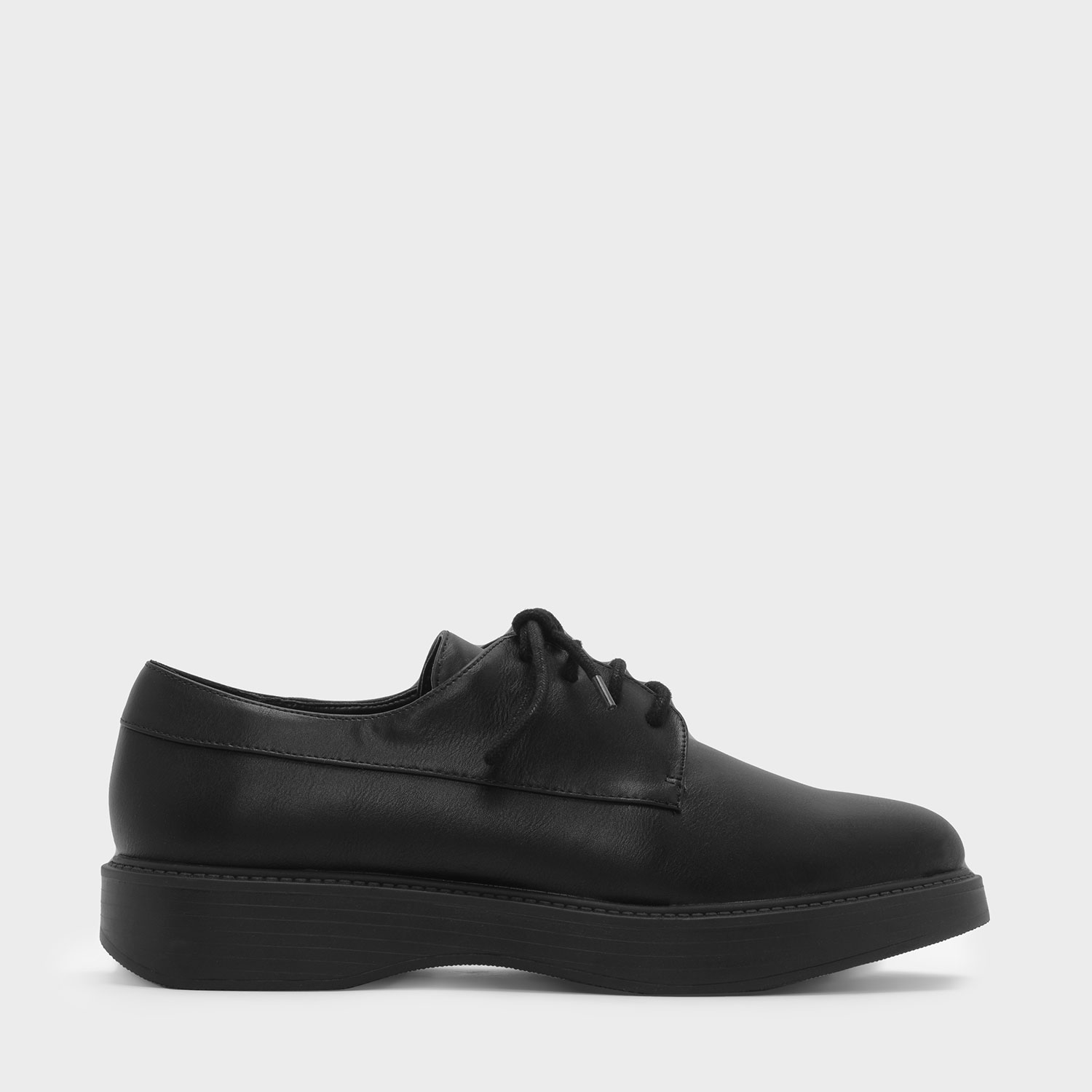 CHARLES & KEITH Lace-Up Covered Flats