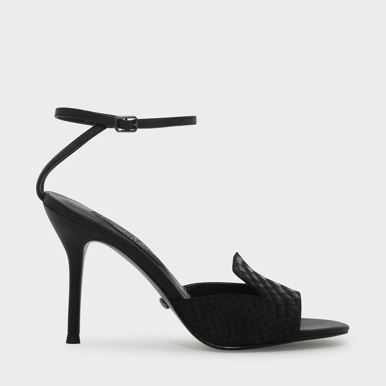 CHARLES & KEITH Leather Ankle Strap Sandals