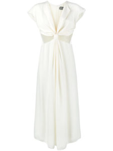 KITX silk web knot dress