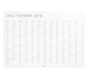 2018 WALL PLANNER