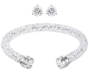 Swarovski Crystaldust Solitaire Set, White Light Multi