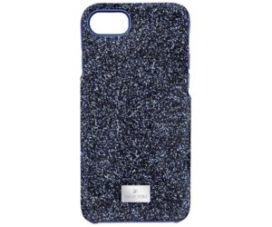 Swarovski High Smartphone Case with Bumper, iPhoneÂ® 8, Blue  Stainless steel