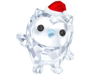 Swarovski Hoot - Happy Holidays, Annual Edition 2017 Color accents