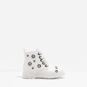CHARLES & KEITH Kids Grommet Detail Boots