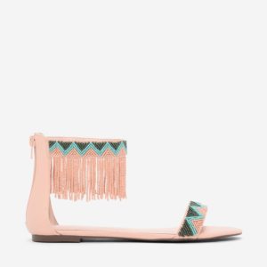 CHARLES & KEITH Beaded Fringe Sandals