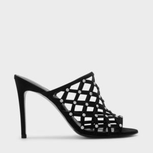 CHARLES & KEITH Embellished Cage Mules