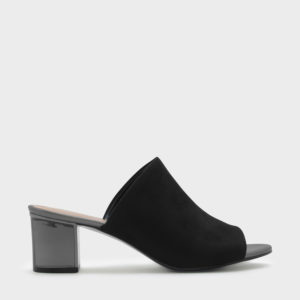 CHARLES & KEITH Block Heel Mules