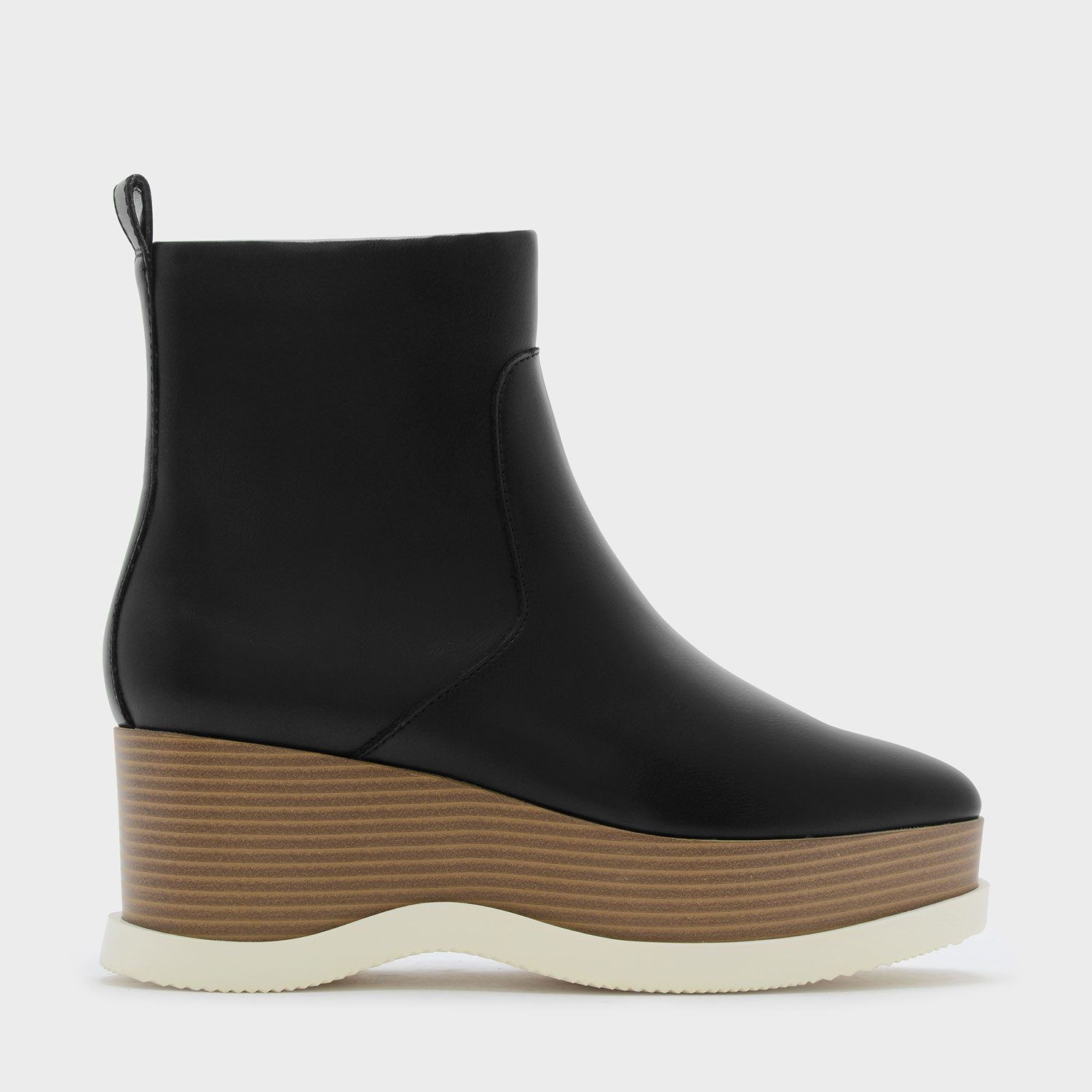 CHARLES & KEITH Platform Calf Boots