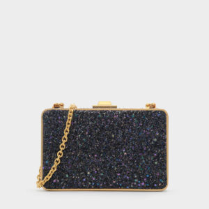 CHARLES & KEITH Boxy Push-Lock Clutch