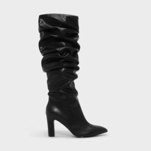 CHARLES & KEITH Pointed Knee High Boots