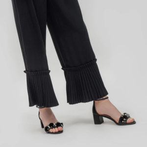 CHARLES & KEITH Embellished Pom Pom Sandals