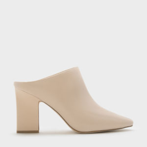 CHARLES & KEITH Tapered Heel Mules