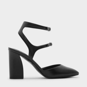 CHARLES & KEITH Double Ankle Strap Heels